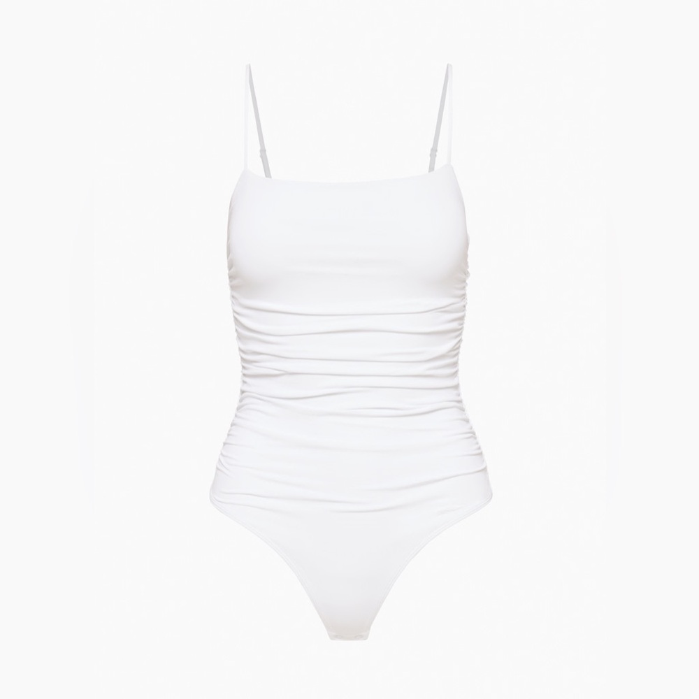 Aritzia contour ruched bodysuit